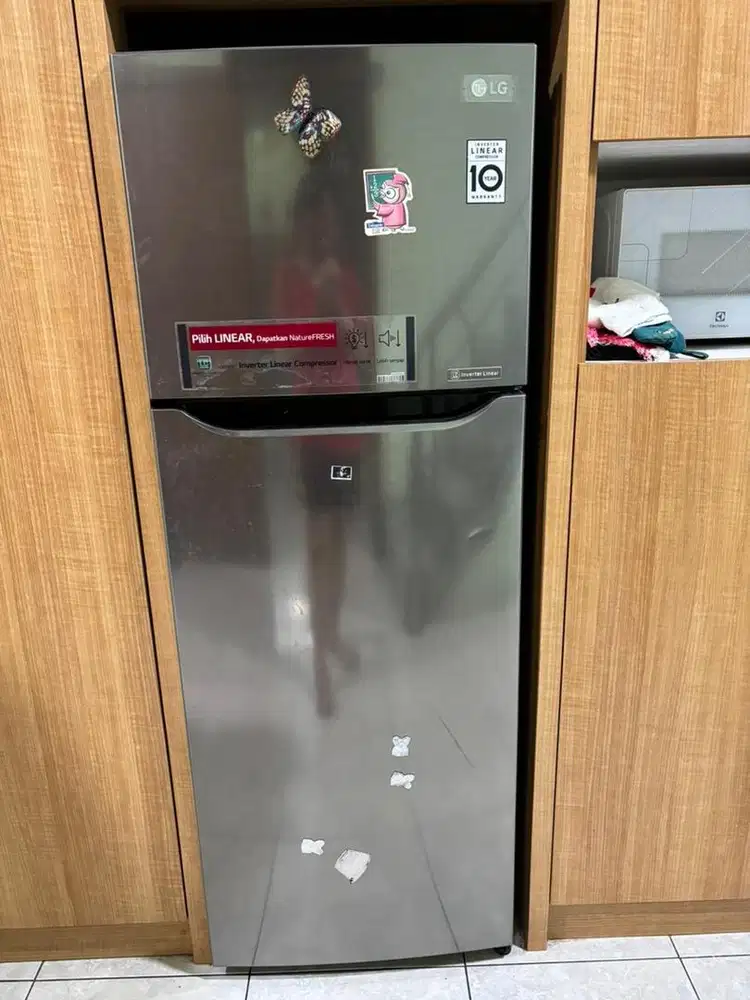 Kulkas LG 2 Pintu Inverter Linear – Dingin Normal & Hemat Listrik