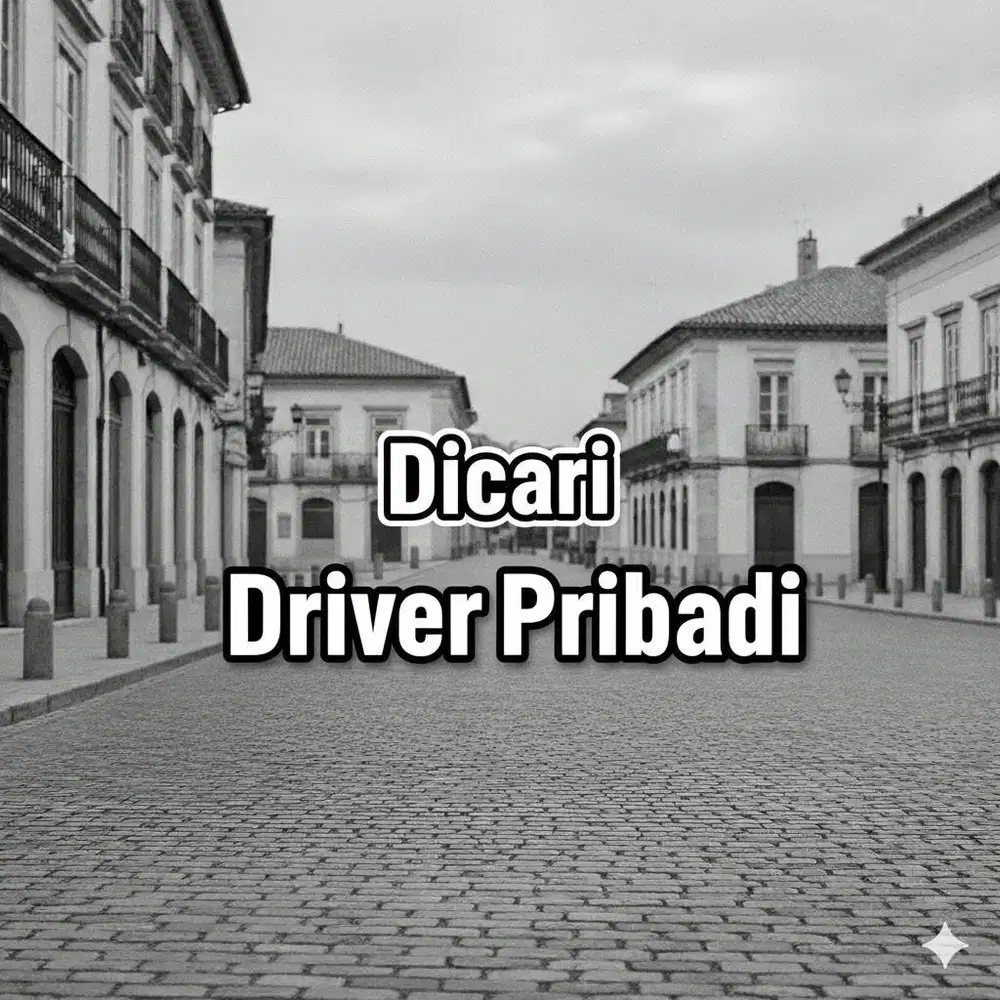 Dicari Supir / Driver Pribadi