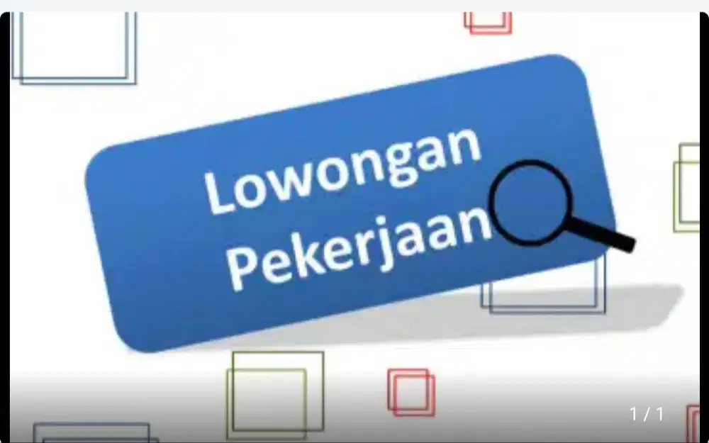 Lowongan kerja Art beberes rumah.