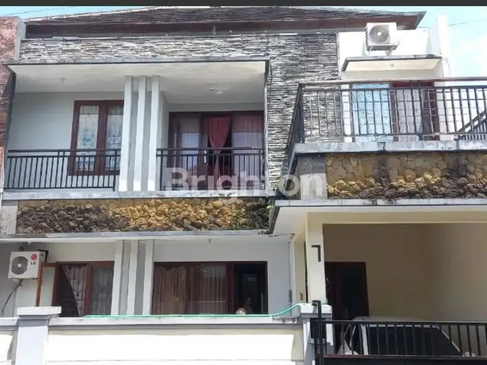 Rumah 2 Lt Tukad Badung Renon, 3Kt, 3Km, Furnished, 1 Gate Sistem, Hanya 85 Jt/Thn
