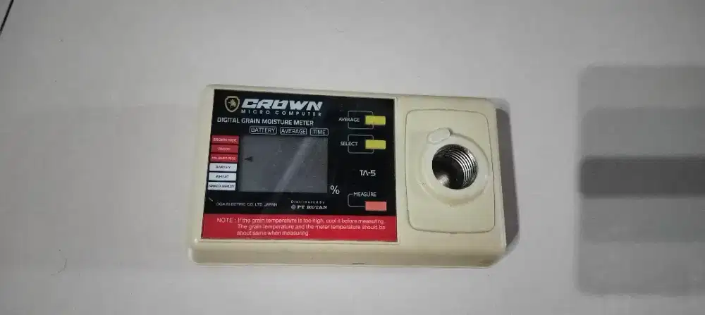 Alat ukur kadar air padi