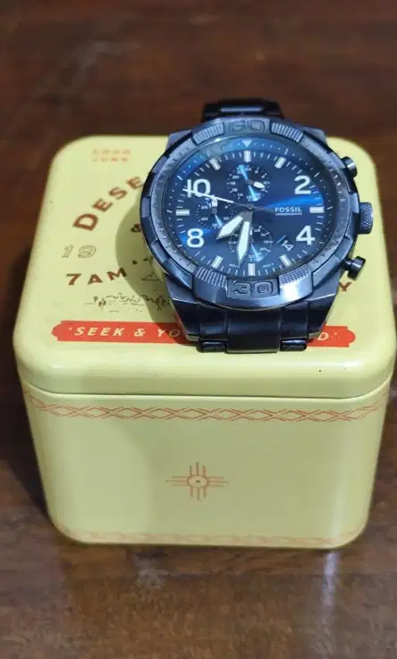 Jam Tangan Fossil Pria Chronograph Authentic Original