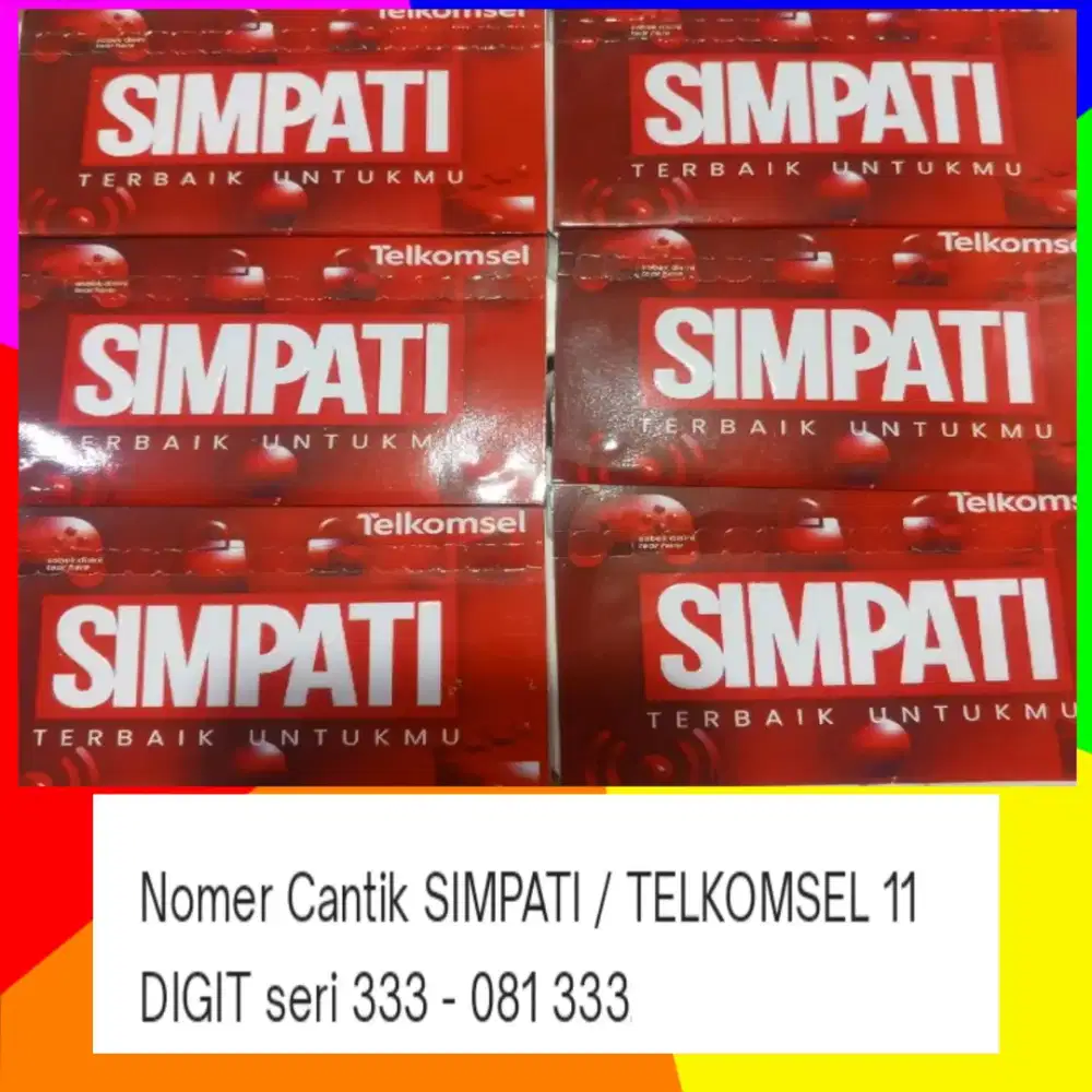 Nomor Cantik Simpati 11 Digit