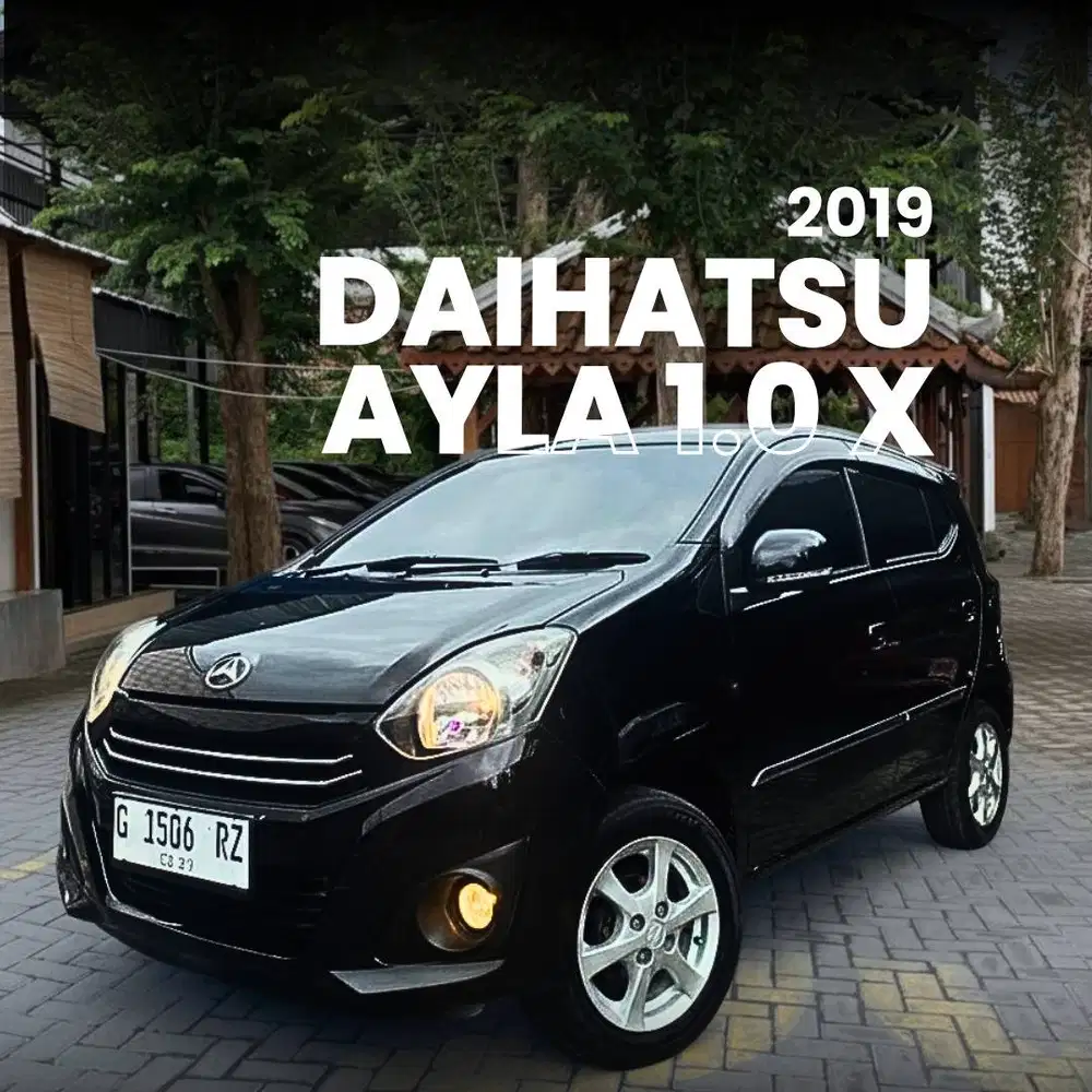 Daihatsu Ayla 1.0 X Manual 2019 Mobil Keluarga Irit BBM agya calya