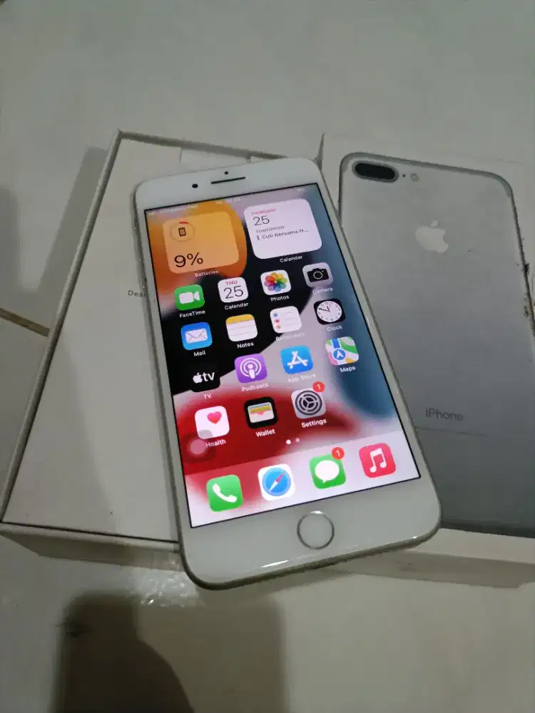 iPhone 7 Plus 256gb inter sinyal aman fullset normal siap pakai