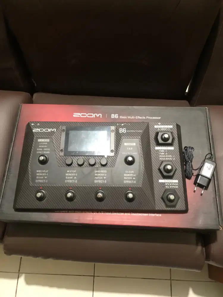 Efek bass zoom b6 b 6 pedal multieffect
