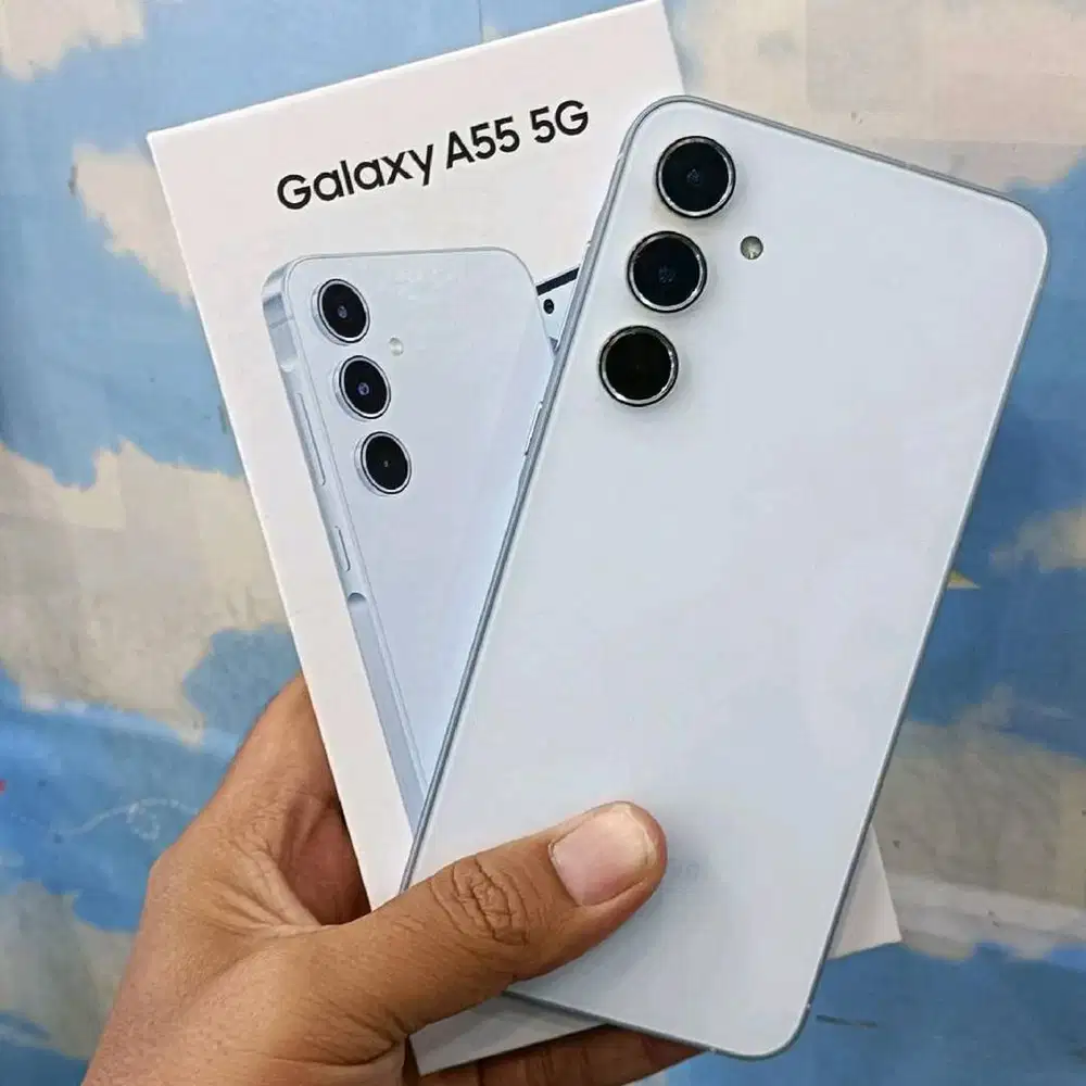 Jual Samsung A55 5G Ram 8/256 Fullset Mulus No Minus Garansi Cod/Antar