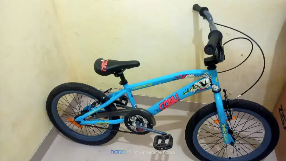 Jual sepeda wimcyle Dragster biru jarang /unlimited