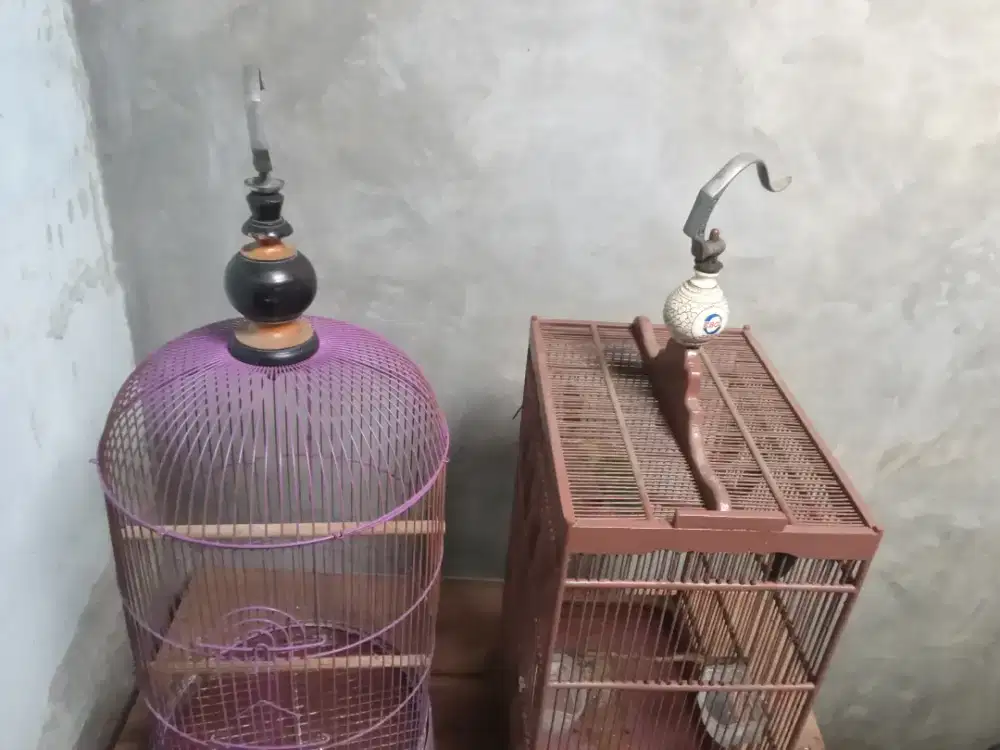 Jual dua kandang burung