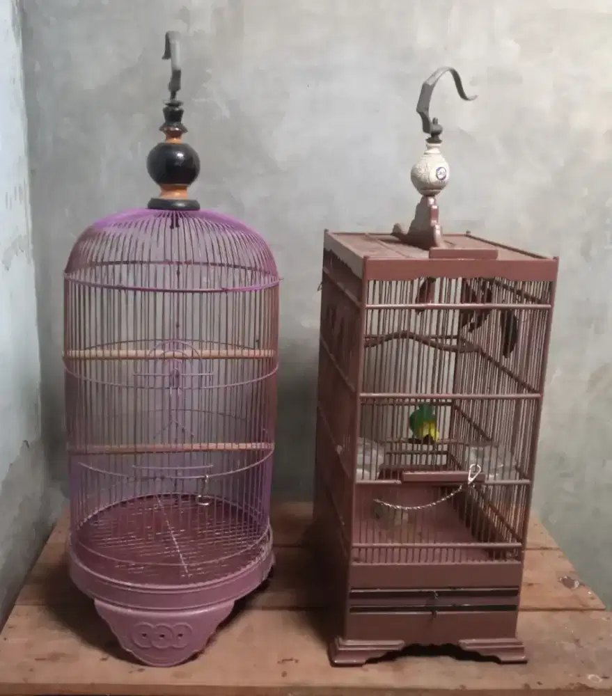 Jual  dua kandang burung