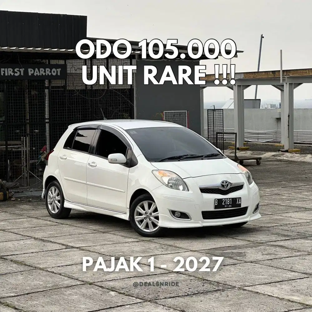 MOBIL LANGKA !! KM 105.000 PAJAK 1/2027 TOYOTA YARIS S LIMITED 2010