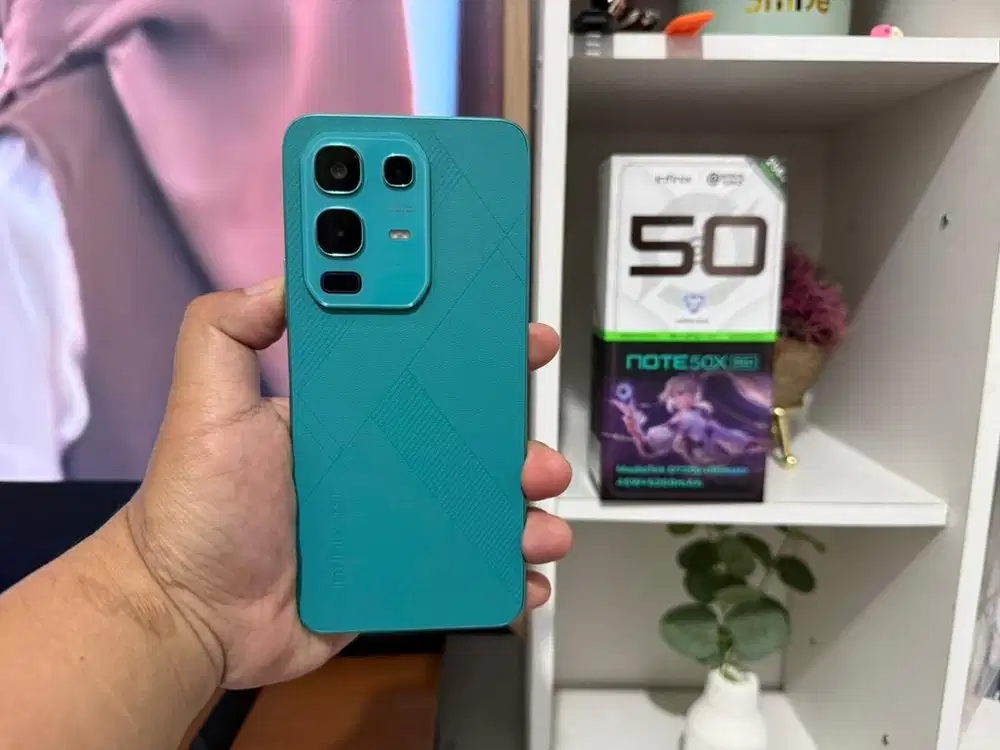 Infinix note 50x 5G 8/256gb  mulus 1000% seperti baru garansi fullset