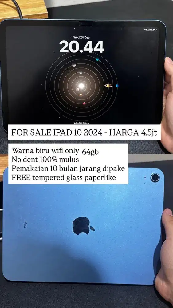 IPAD GEN 10 64GB WIFI ONLY