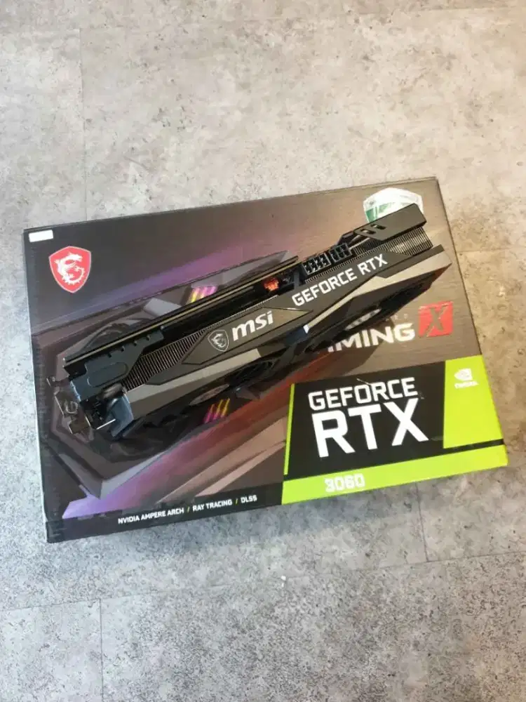 VGA GeForce rtx 3060 12gb fullset no minus pemakaian sendiri