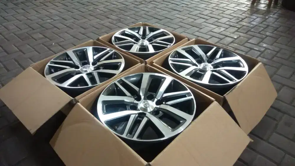 Velg Ori VRZ R18 BT50 TrailBlazer Dmax MUX Panther Touring H1 Starex