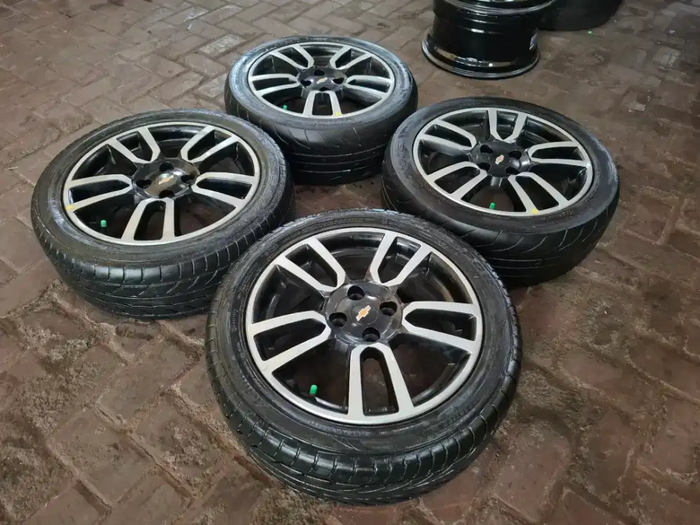 Velg Ban Tebal Ori Chevrolet Aveo R16 Spin Spark Lova March Datsun GO