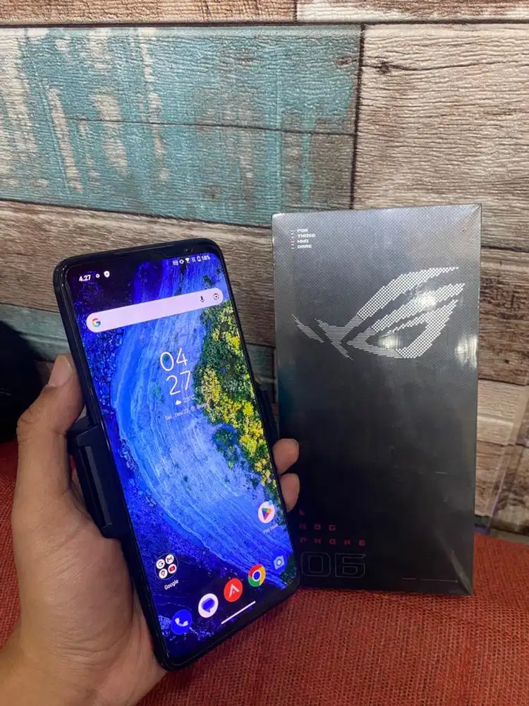 asus ROG 6 8/256 resmi + cooler