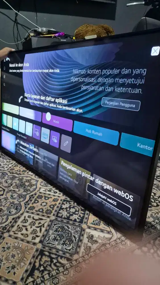 Tv LG 55 inc tipe 55ur7500 smart tv 4k uhd