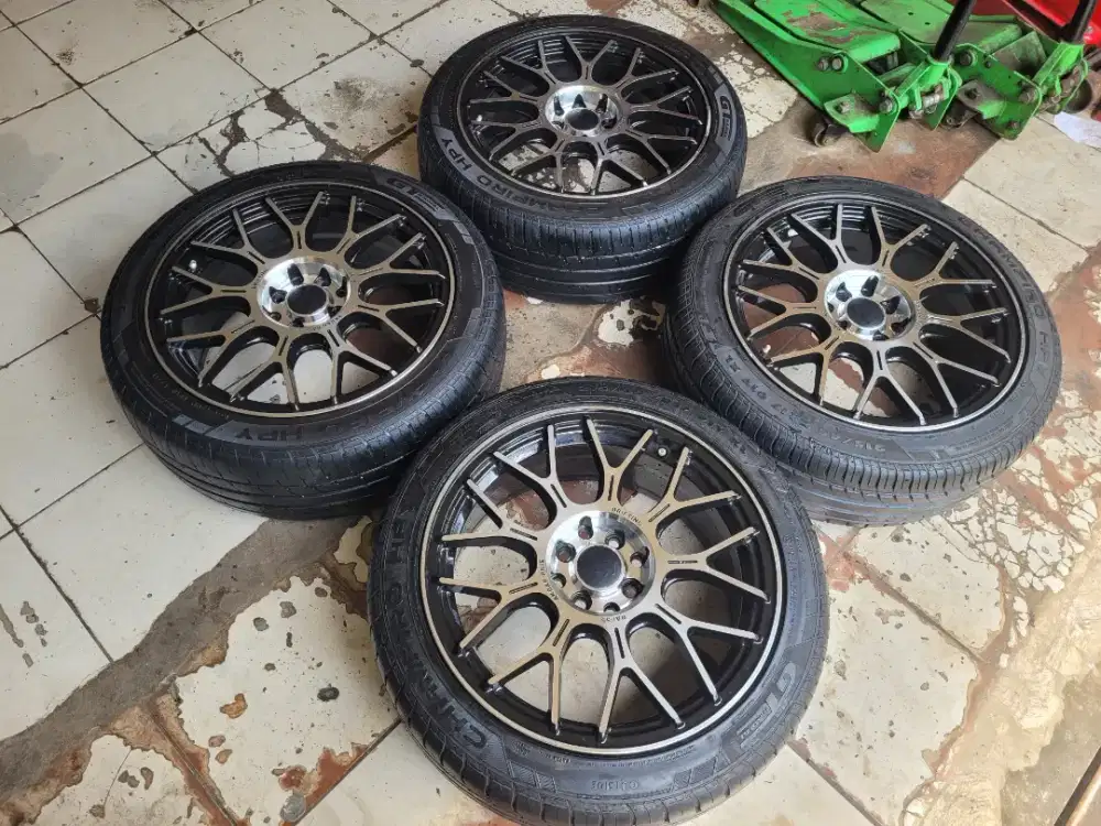 Velg HSR RAI S5 R17 paket ban for avanza xenia vios mobilio jazz yaris