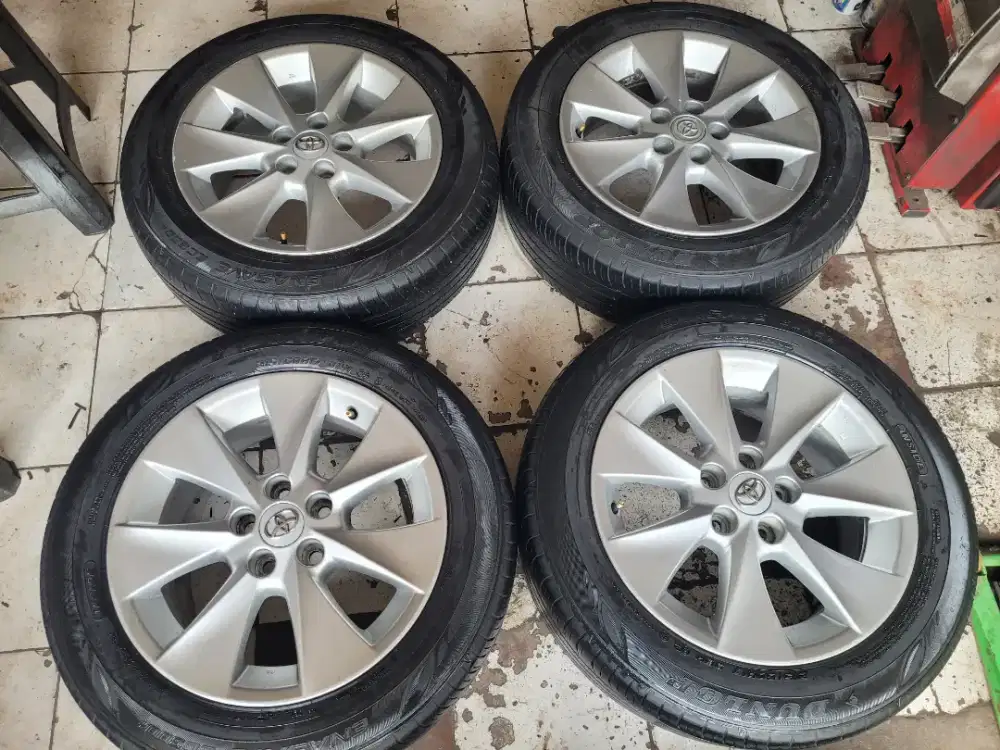Velg toyota alphard R17 original paket ban bisa innova terios rush dll