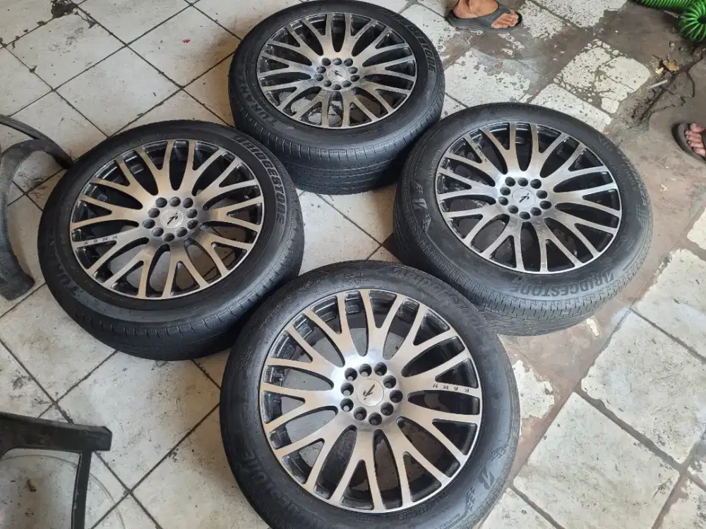 Velg kahn R17 paket ban for innova ertiga serena accord civic camry
