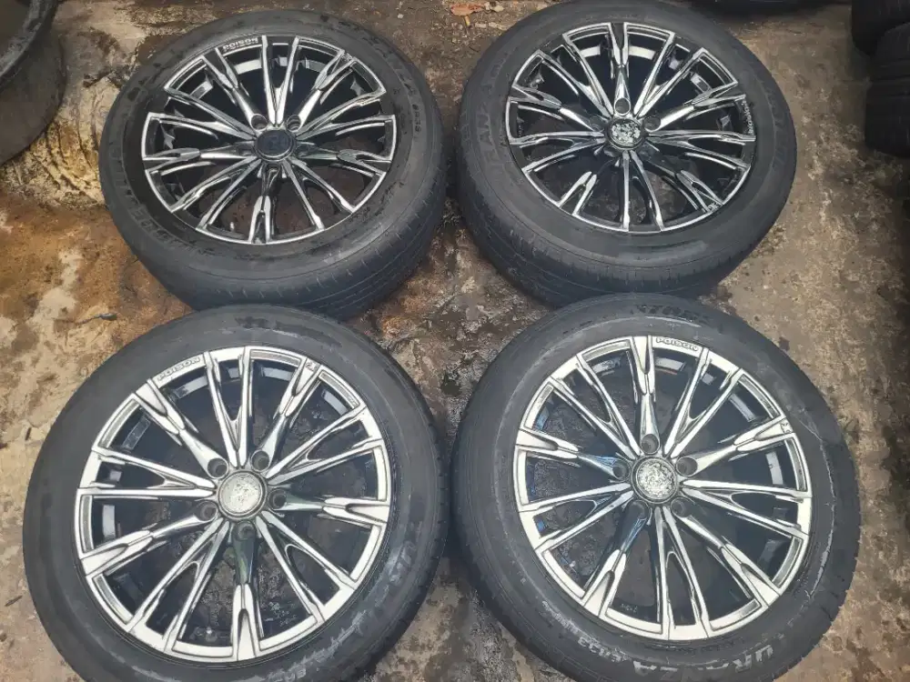 Velg poison R17 paket ban for innova crv accord camry civic xpander