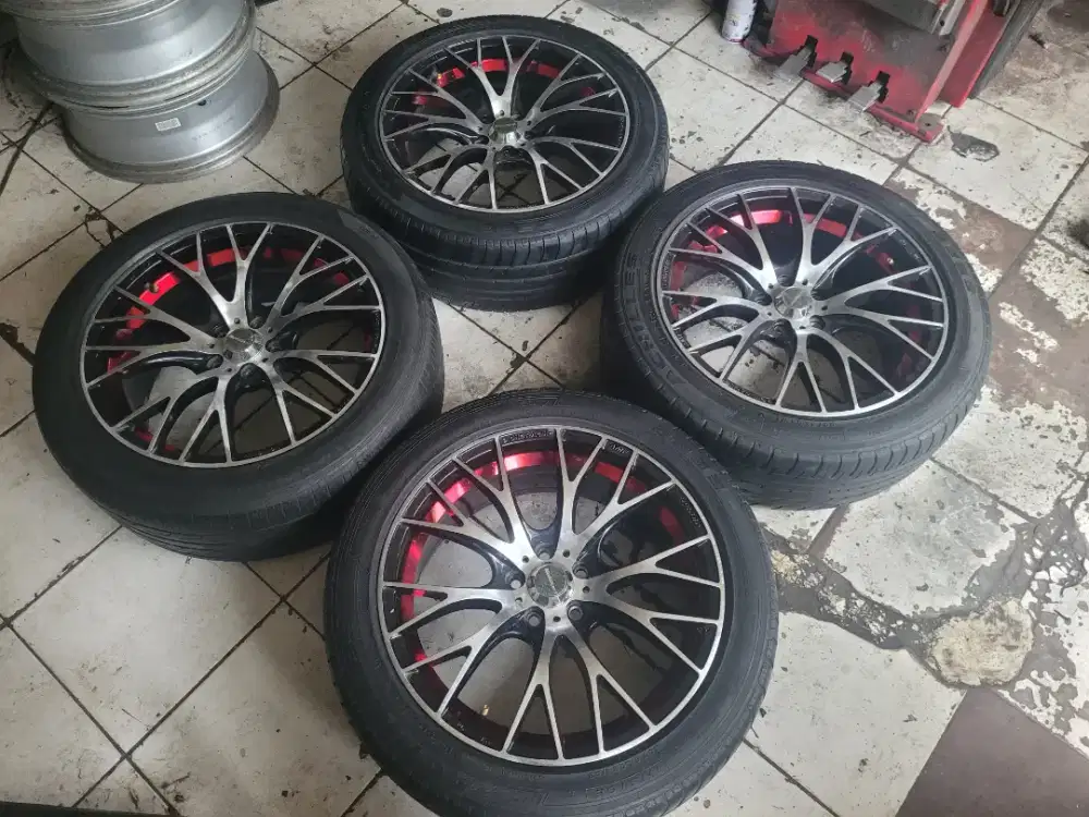 Velg wedssport R17 pcd 100 paket ban for sienta altis wish corona