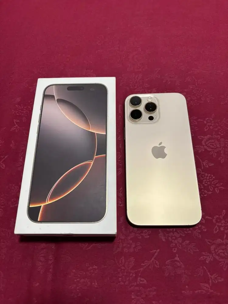 iPhone 16 Pro Max 256gb Dessert Inter Beacukai + Surat