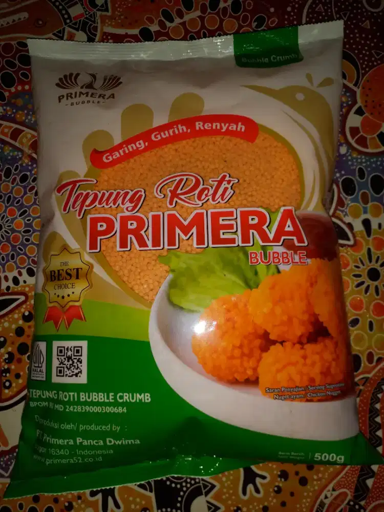 Bubble crumb, Tepung roti primera buble 500g