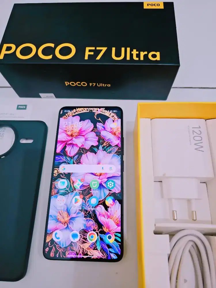 Poco F7 Ultra 5G 16/512 Fulset Ori Garansi Bulan 8 2026