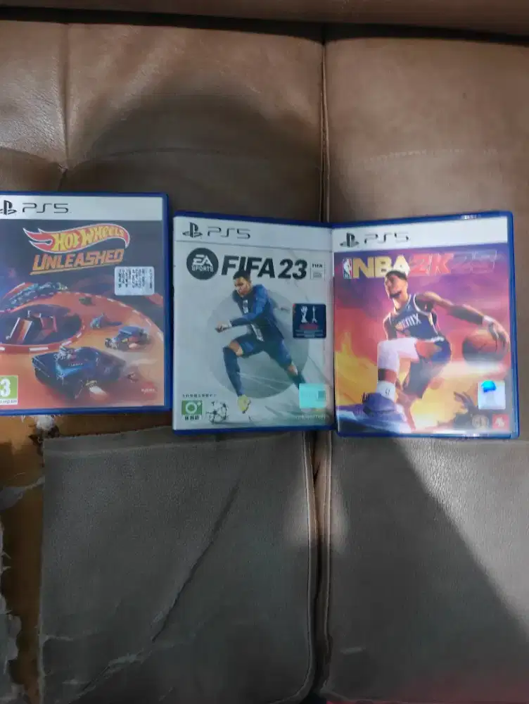Game fisik PS5 fifa 23, NBA 2K23 dan hotwhels