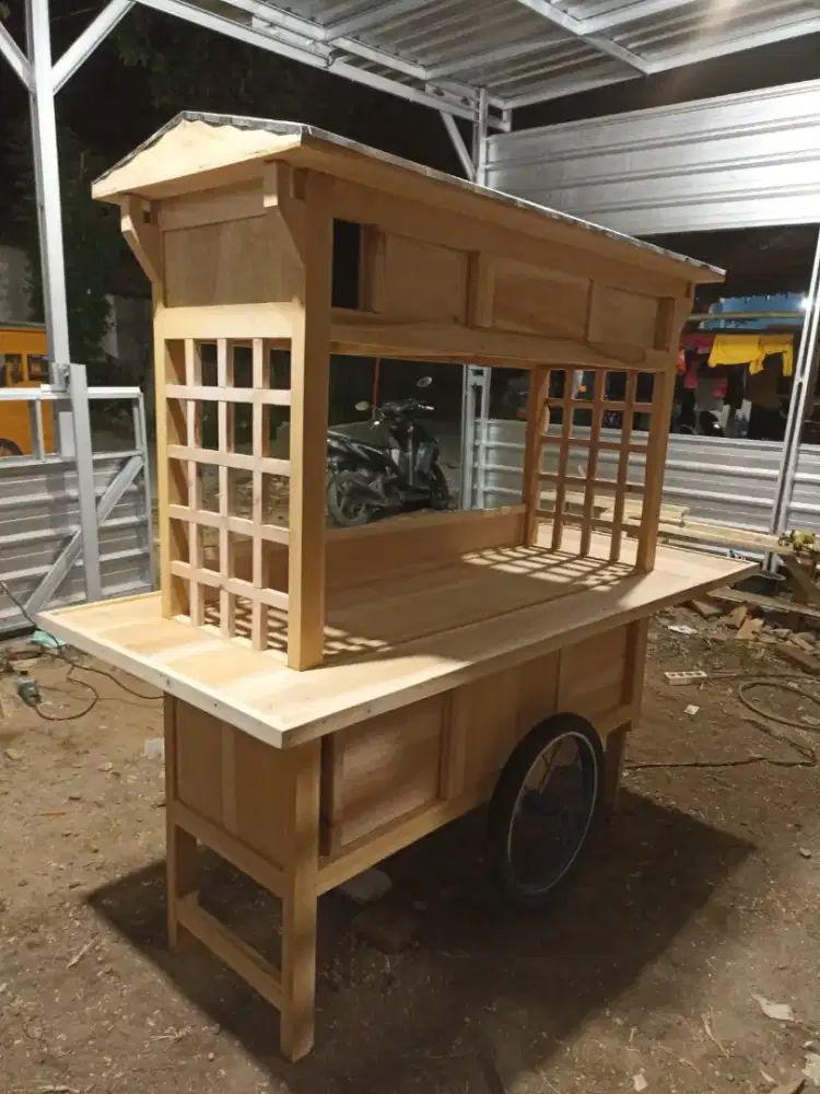 Gerobak Angkringan jg Melayani Pesanan Grobak Bakso Mie Bubur Sate dlL