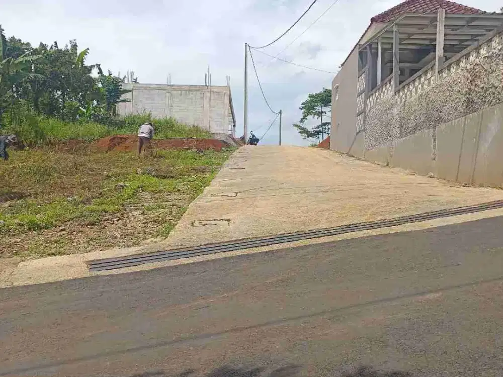 Tanah kavling siap bangun udara sejuk dekat gerbang tol