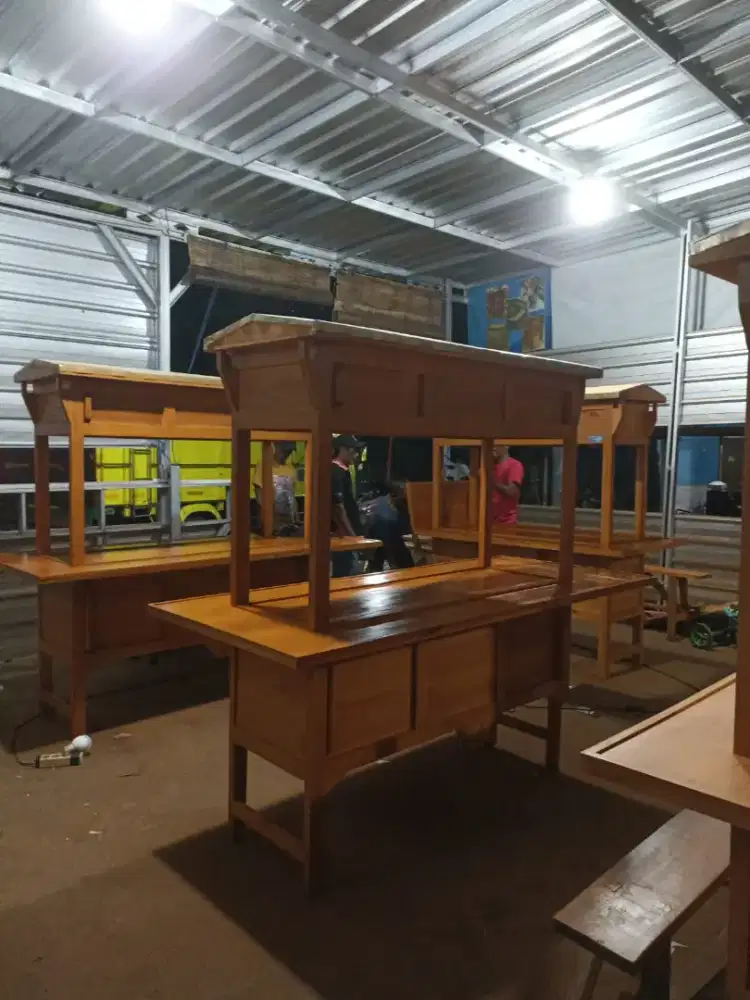 Gerobak Angkringan jg Melayani Pesanan Grobak Bakso Mie Bubur Sate dlL