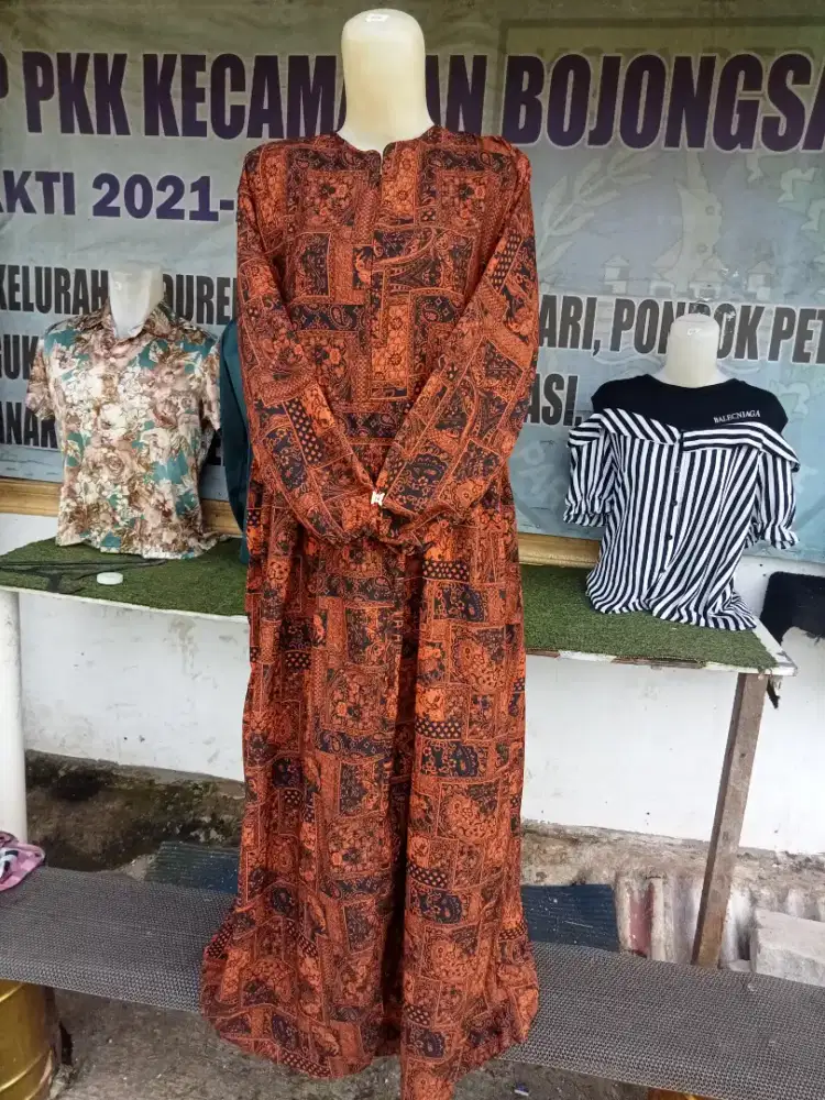 Gamis batik kekinian