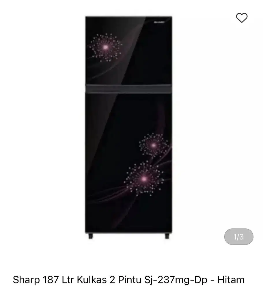 SHARP Kulkas 2 pintu bisa cicilan syarat ktp