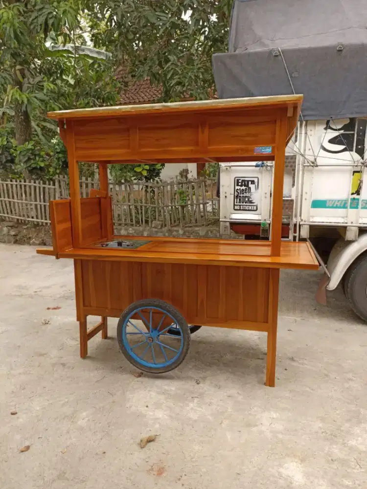 Gerobak Angkringan jg Melayani Pesanan Grobak Bakso Mie Bubur Sate dlL