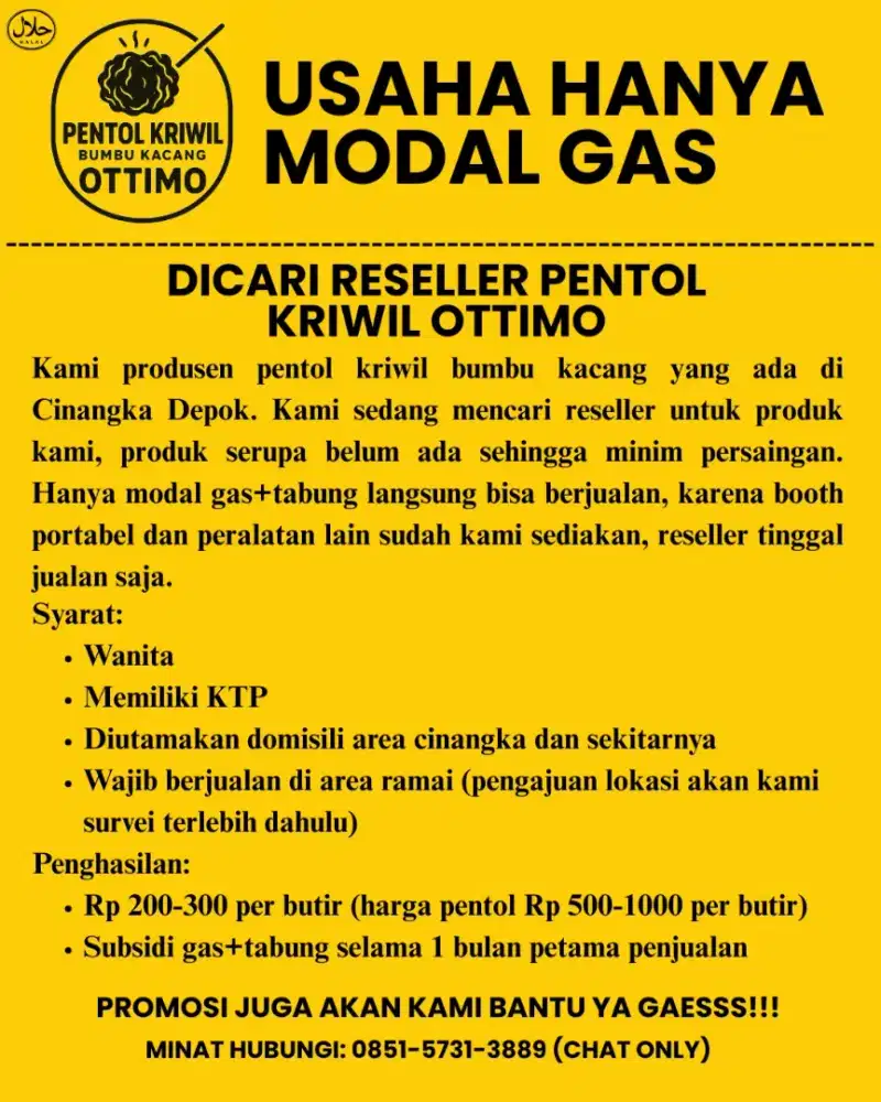 Reseller pentol kriwil