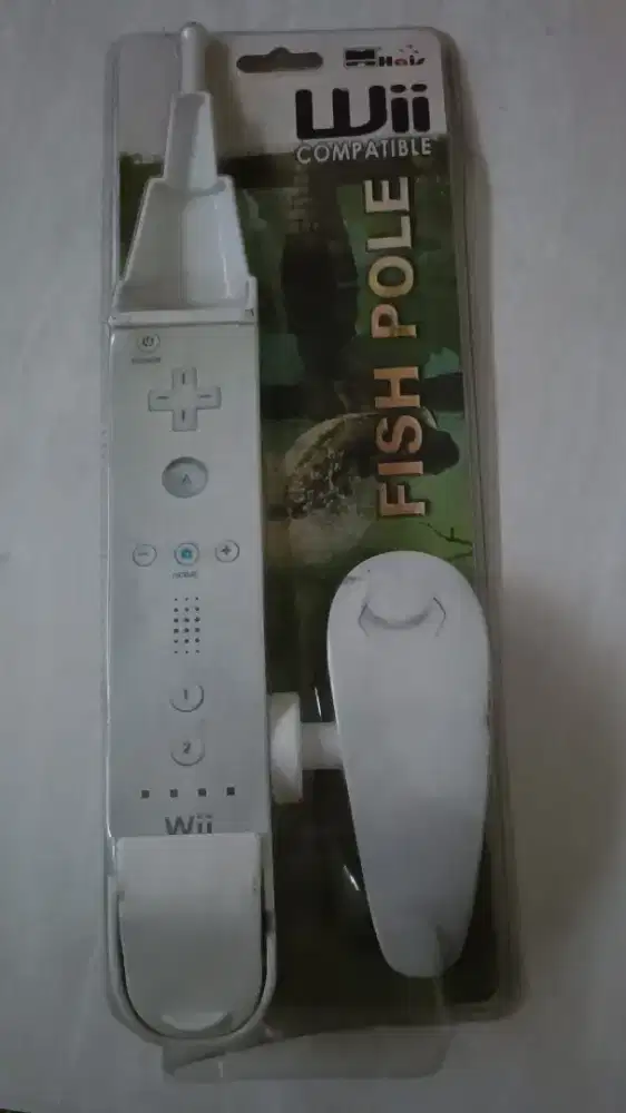 Wii fishing pole