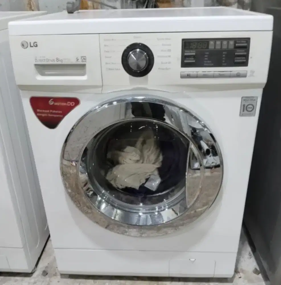 Mesin cuci merk LG kap 8 kg