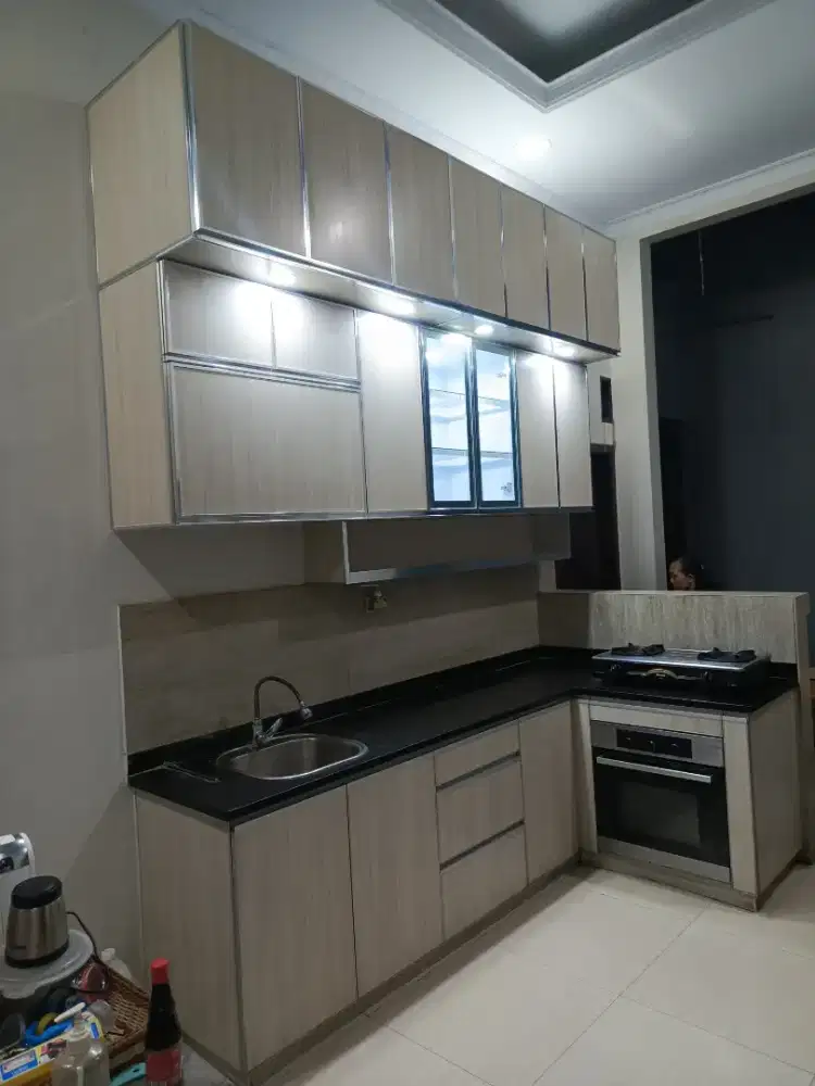 Kitchenset aluminium frameless