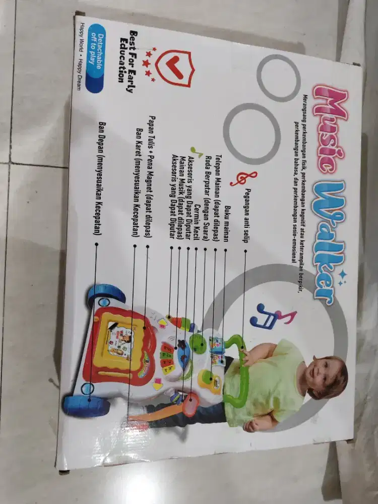 Music walker belajar dan bermain