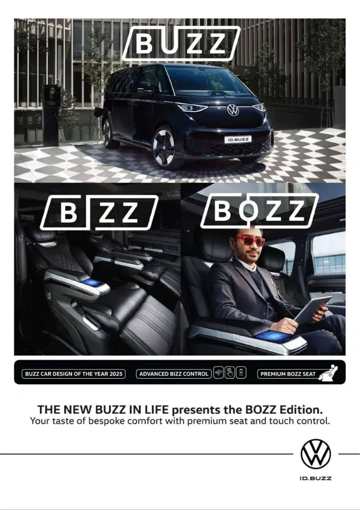 Volkswagen ID. Buzz Business Edition Pneumatic Massage Backrest