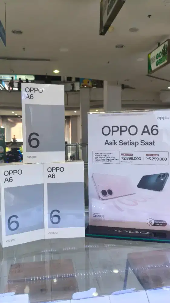 oppo A6 new garansi resmi 6/256gb