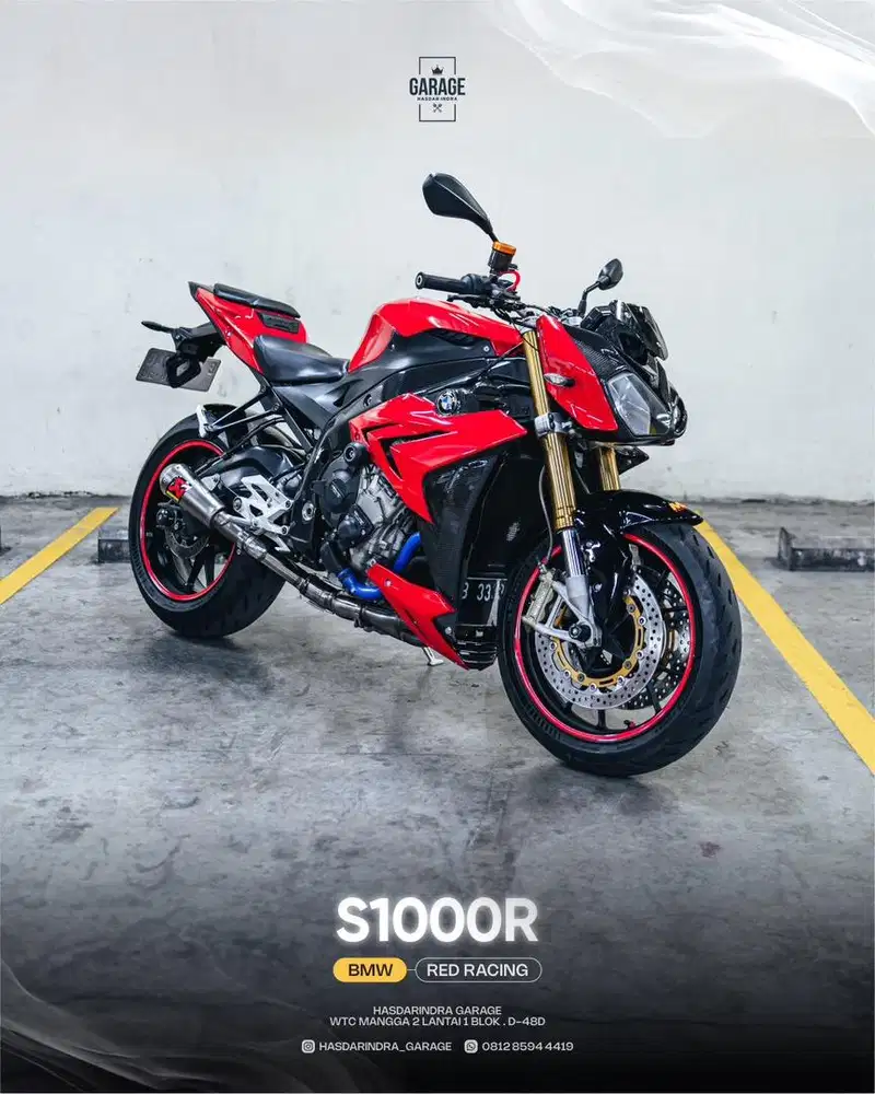 BMW S 1000 R 2014 hedon dan terawat bs TT