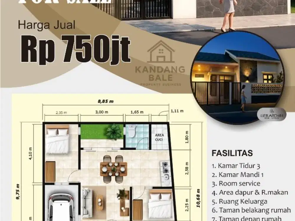 Rumah Minimalis Modern Di Bandung Timur Akses Dekat Tol