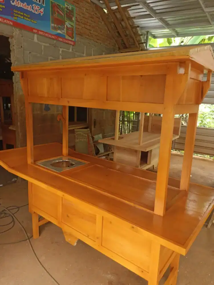 Gerobak Angkringan jg Melayani Pesanan Grobak Bakso Mie Bubur Sate dlL