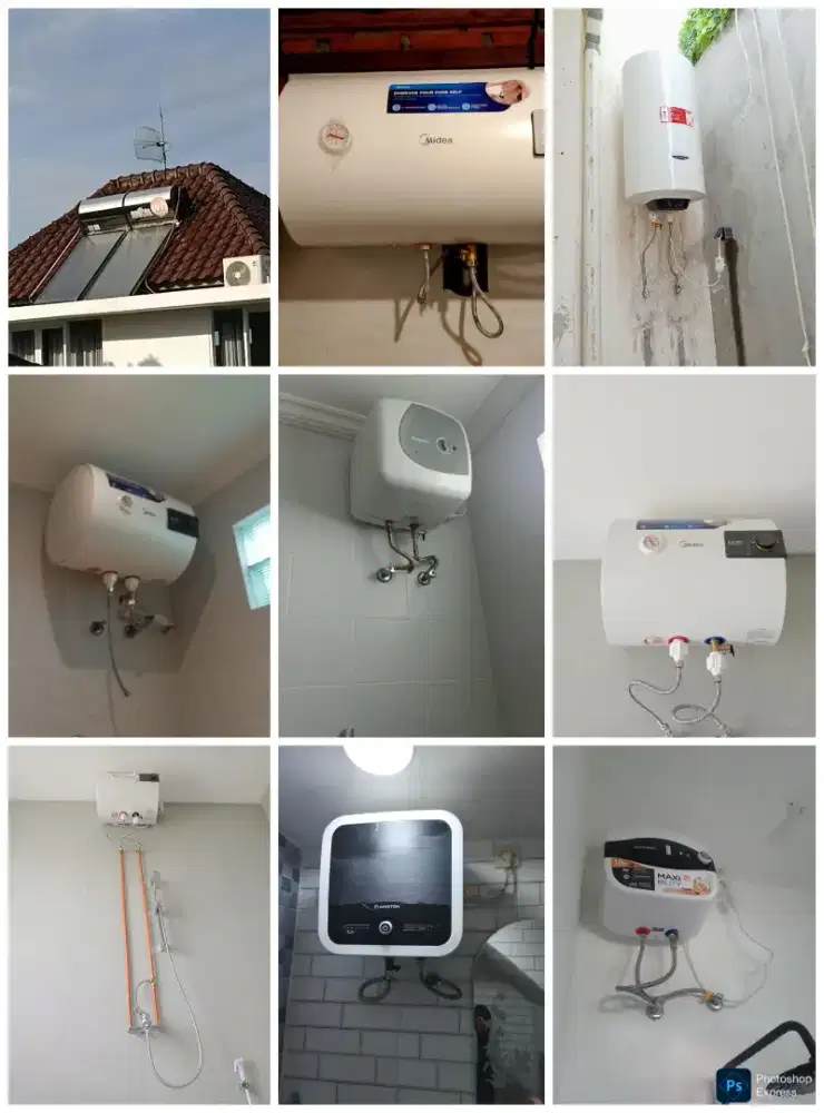 Service pompa air service listrik Deteksi pipa bocor dan water heater