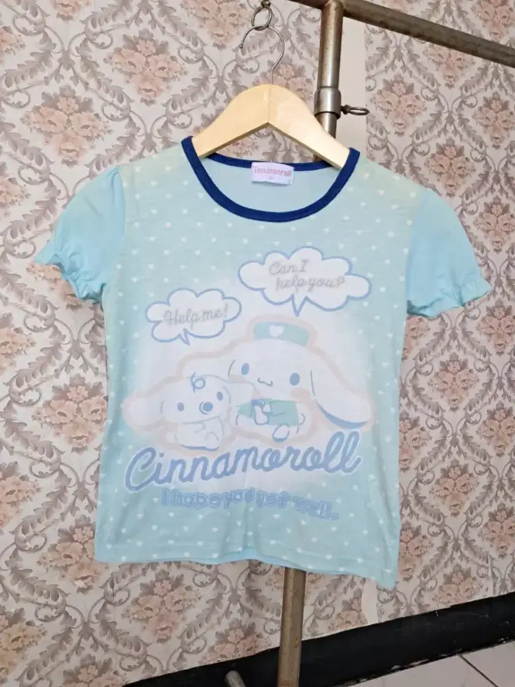 Preloved kaos anak perempuan motif cinamorol