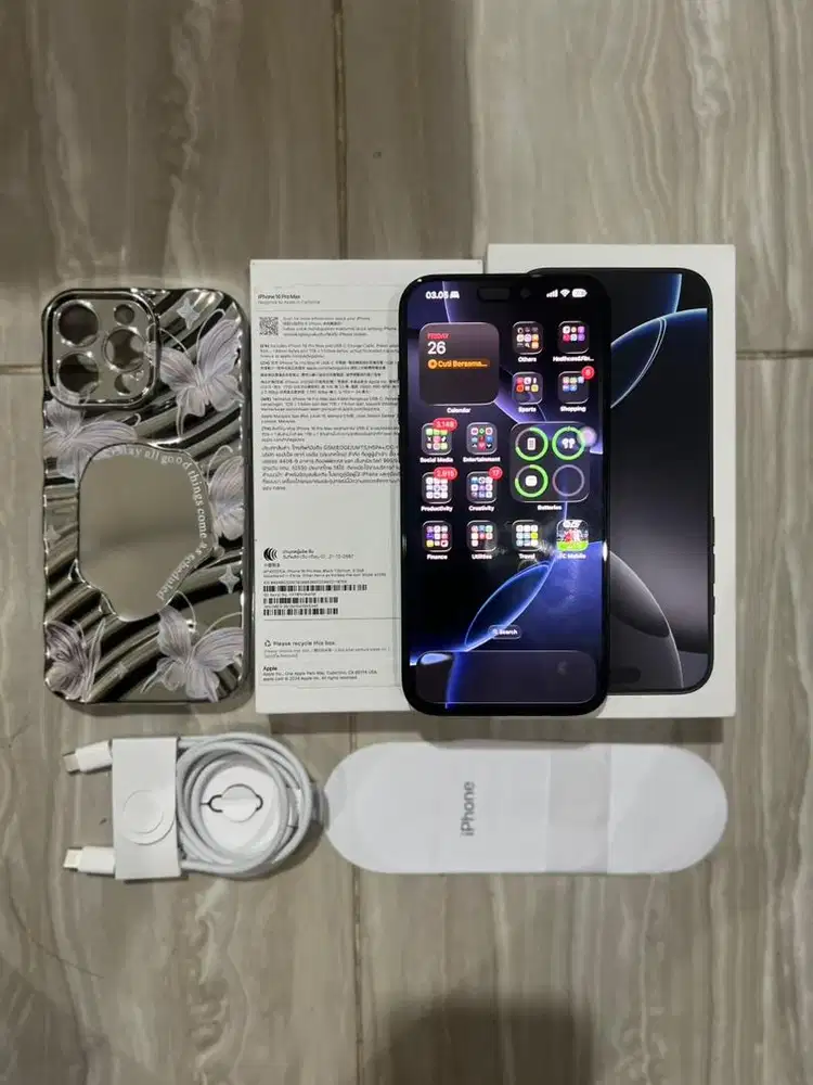 iPhone 16 Promax 512GB resmi Beacukai (setara iBox)